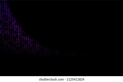 Dark Purple vector  texture with disks. Beautiful colored illustration with blurred circles in nature style. New design for ad, poster, banner of your website.