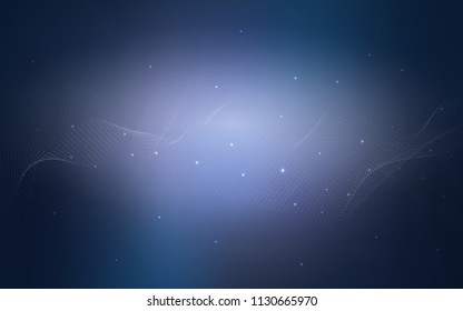 Dark Purple vector texture with disks. Modern abstract illustration with colorful water drops. Pattern can be used as texture of water, rain drops.