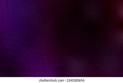 Dark Purple vector texture with disks. Modern abstract illustration with colorful water drops. Pattern can be used as texture of wallpapers.