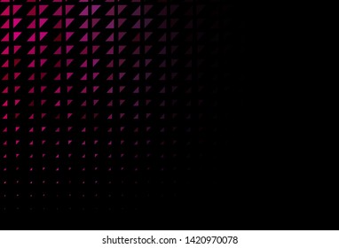 Dark Purple vector texture with disks. Blurred bubbles on abstract background with colorful gradient. Pattern for beautiful websites.