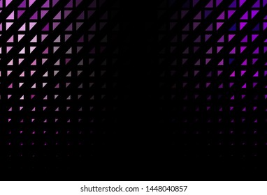 Dark Purple vector texture with disks. Abstract illustration with colored bubbles in nature style. Pattern for ads, leaflets.