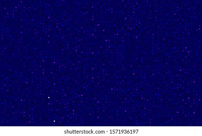 Dark Purple vector texture with disks. Blurred bubbles on abstract background with colorful gradient. Pattern for beautiful websites.