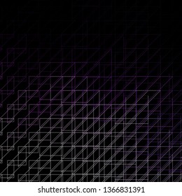 Dark Purple vector texture with lines. Modern abstract illustration with colorful lines. Pattern for booklets, leaflets.