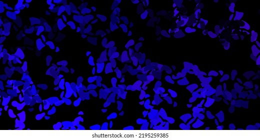 Textura vectorial púrpura oscura con formas memphis. Diseño simple en estilo abstracto con formas degradadas. Ilustración simple para su sitio web.