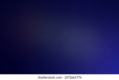 Dark Purple vector texture with milky way stars. Blurred decorative design in simple style with galaxy stars. Smart design for your business advert.