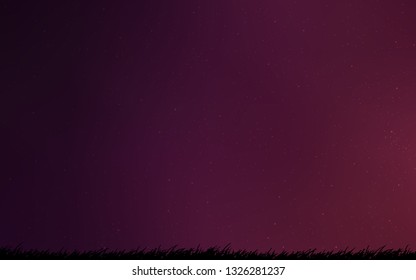 Dark Purple vector texture with milky way stars. Shining illustration with sky stars on abstract template. Smart design for your business advert.