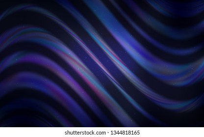 Dark Purple vector texture with milky way stars. Modern abstract illustration with Big Dipper stars. Pattern for futuristic ad, booklets.