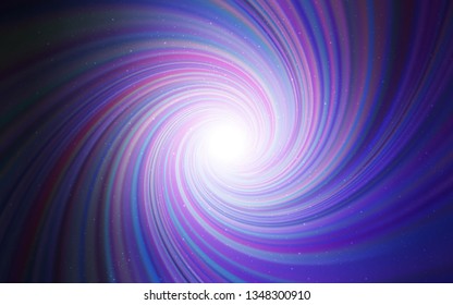 Dark Purple vector texture with milky way stars. Modern abstract illustration with Big Dipper stars. Smart design for your business advert.