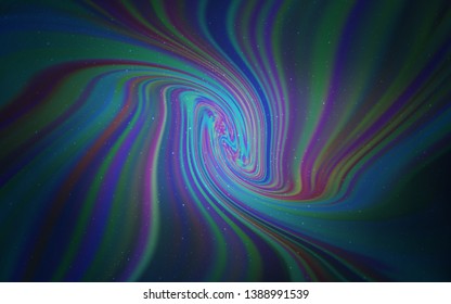 Dark Purple vector texture with milky way stars. Shining illustration with sky stars on abstract template. Template for cosmic backgrounds.