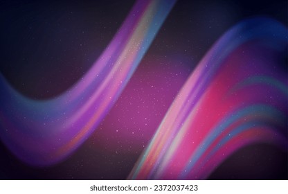 Dark Purple vector texture with milky way stars. Shining colored illustration with bright astronomical stars. Pattern for astrology websites.