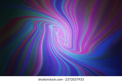 Dark Purple vector texture with milky way stars. Shining illustration with sky stars on abstract template. Best design for your ad, poster, banner.