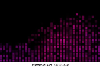 Dark Purple vector texture in rectangular style. Decorative design in abstract style with rectangles. Pattern for busines ad, booklets, leaflets