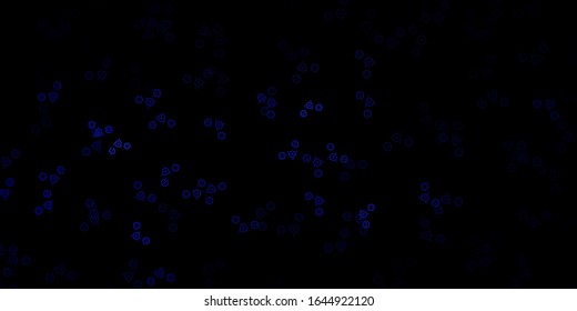 Dark Purple vector texture with religion symbols. Retro design in abstract style with witchcraft forms. Simple base for your occult design.