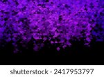 Dark Purple vector texture in triangular style. Decorative design in abstract style with triangles. Pattern for commercials.