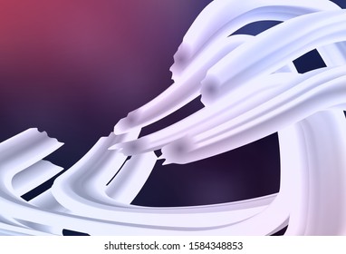 Dark Purple vector texture with wry lines. A sample with colorful lines, shapes. Brand new design for your ads, poster, banner.