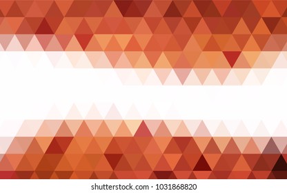 Dark Purple vector triangle mosaic template. Shining illustration, which consist of triangles. A completely new design for your business.