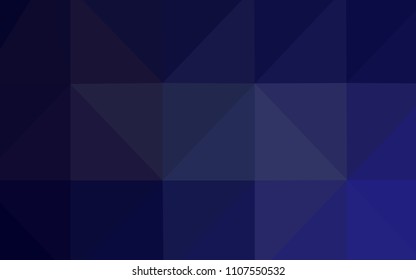 Dark Purple vector triangle mosaic template. Modern geometrical abstract illustration with gradient. That pattern can be used as a part of a brand book.