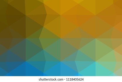 Dark Purple vector triangle mosaic texture. Geometric illustration in Origami style with gradient.  The best triangular design for your business.