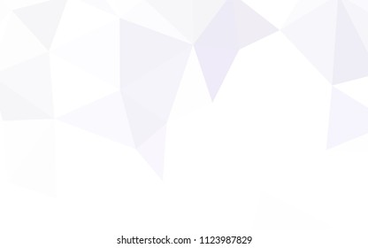 Dark Purple vector triangle mosaic texture. Shining colorful illustration with triangles. A completely new design for your leaflet.