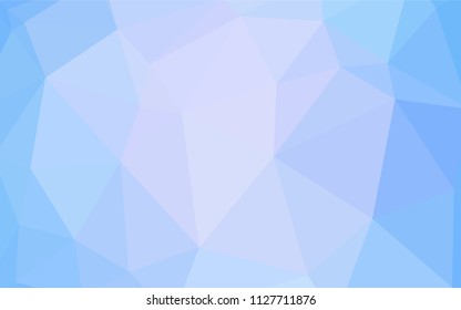 Dark Purple vector triangle mosaic cover. Glitter abstract illustration with an elegant triangles. Template for cell phone's backgrounds.