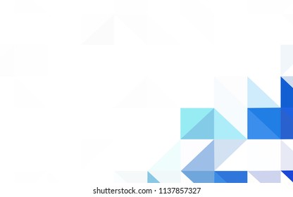 Dark Purple vector triangle mosaic cover. Elegant bright polygonal illustration with gradient. Textured pattern for your backgrounds.