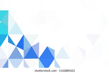 Dark Purple vector triangle mosaic template. Geometric illustration in Origami style with gradient.  Brand new style for your business design.