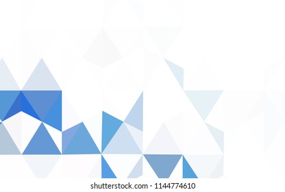 Dark Purple vector triangle mosaic texture. Glitter abstract illustration with an elegant triangles. Pattern for a brand book's backdrop.