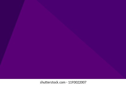 Dark Purple vector triangle mosaic template. A vague abstract illustration with gradient. The elegant pattern can be used as part of a brand book.