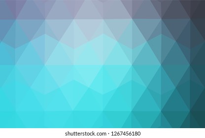 Dark Purple vector triangle mosaic cover. Glitter abstract illustration with an elegant triangles. Triangular pattern for your design.