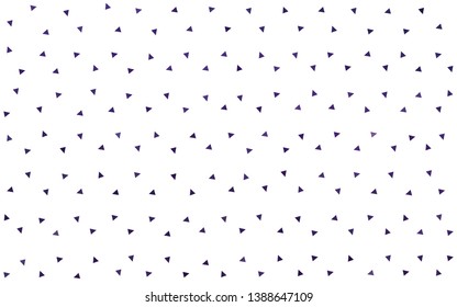 Dark Purple vector  triangle mosaic texture. Triangular geometric sample with gradient.  Best triangular design for your business.