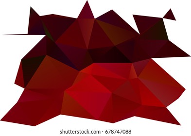 Dark Purple vector triangle mosaic background. Shining illustration, which consist of triangles. The polygonal design can be used for your web site.
