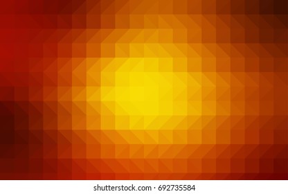 Dark Purple vector triangle mosaic pattern. Geometric illustration in Origami style with gradient.  The best triangular design for your business.