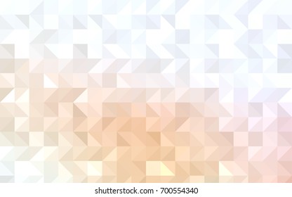 Dark Purple vector triangle mosaic template. Brand-new colored illustration in blurry style with gradient. The elegant pattern can be used as part of a brand book.