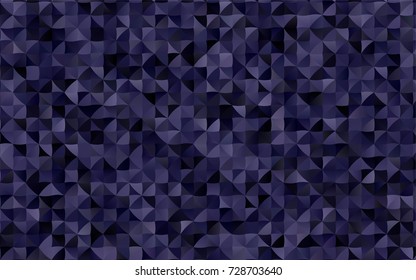 Dark Purple vector triangle mosaic template. Glitter abstract illustration with an elegant design. The textured pattern can be used for background.