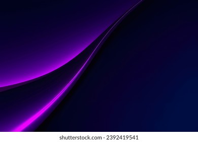 Dark Purple Wave Background, Abstract geometric background with liquid shapes. Vector illustration.