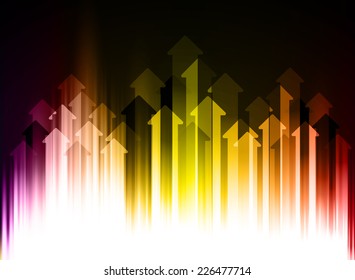 Dark purple yellow red Light Abstract Technology background for computer graphic website internet. text box. Brochure.