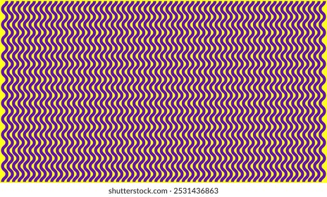Dark purple zig zag lines pattern on yellow background, design horizontal texture. It is a customizable file.
