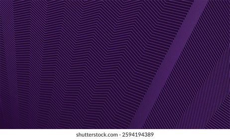 Dark purple with zig zag stripes line abstract background for backdrop or presentation