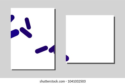 Dark Purplevector background for presentations. Blurred decorative design in abstract style with textbox. Pattern for ads, leaflets, labels of your business.