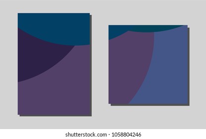 Dark Purplevector background for presentations. Modern abstract design concept with colorful gradient. Beautiful design for cover of notepads.