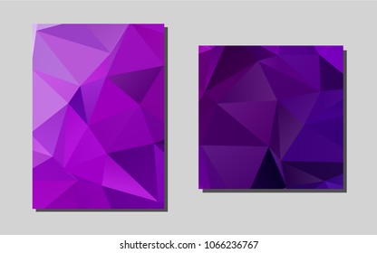 Dark Purplevector background for presentations. Modern abstract design concept with colorful gradient. Completely new template for your brand book.