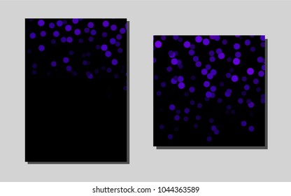Dark Purplevector background for presentations. Web interface on abstract background with colorful gradient. The pattern can be used for any ad, booklets.