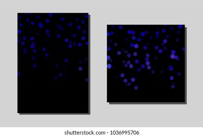 Dark Purplevector banner for websites. Modern abstract design concept with colorful gradient. Pattern for beautiful business cards, folders.