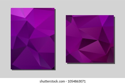 Dark Purplevector banner for websites. Web interface on abstract background with colorful gradient. Pattern for beautiful business cards, folders.
