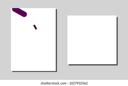 Dark Purplevector brochure for ui, ux design. Booklet with textbox on colorful abstract background. Pattern for beautiful business cards, folders.