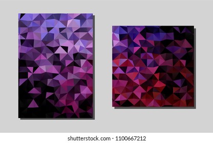 Dark Purplevector brochure for ui, ux design. Booklet with textbox on colorful abstract background. Pattern for ads, leaflets, labels of your business.