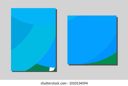 Dark Purplevector layout for Leaflets. Beautiful colored sample in A4 size. New design for a poster, banner of your website.