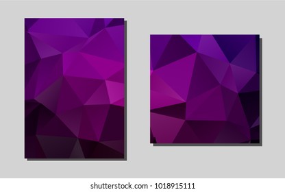 Dark Purplevector layout for Leaflets. Web interface on abstract background with colorful gradient. Pattern for ads, leaflets, labels of your business.