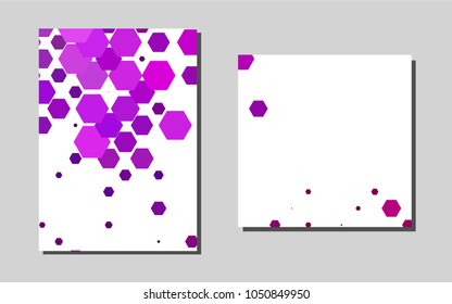 Dark Purplevector pattern for posters. Modern abstract design concept with colorful gradient. Pattern for ads, leaflets, labels of your business.