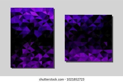 Dark Purplevector template for landing pages. Blurred decorative design in abstract style with textbox. The pattern can be used for any ad, booklets.
